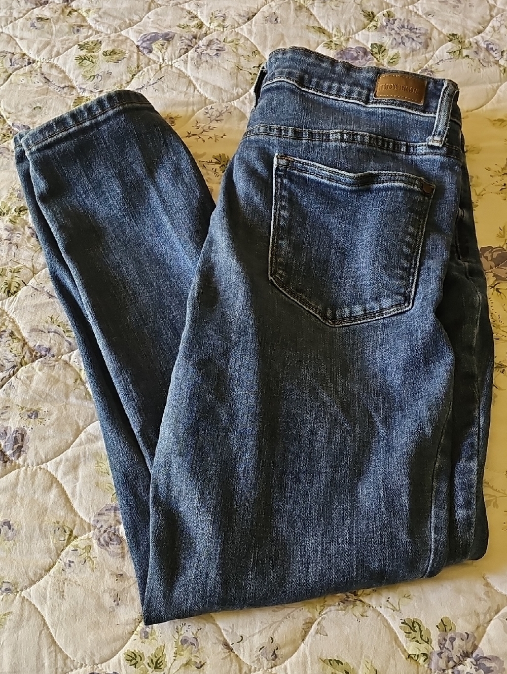 Judy Blue Slim Straight Dark Blue Womens Jeans